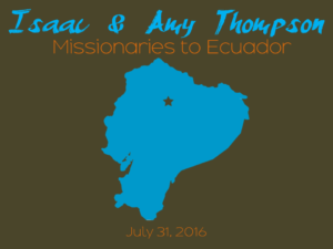 07-31-16 Isaac and Amy Thompson
